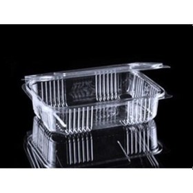 Resim Plastik Sızdırmaz Kap 750 Gr Cc Kullan At Tek Kullanımlık Plastik Kapaklı Kase 25 Adet 