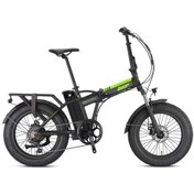Resim Dıscovery - 20 - Katlanır Fat Bike - 7 Vites - Elektrikli - Mat Siyah-neon Sarı/füme Sarı - Siyah 