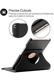 Resim Microsonic Samsung Galaxy Tab A 8" 2019 T290 Kılıf 360 Rotating Stand Deri Mor 