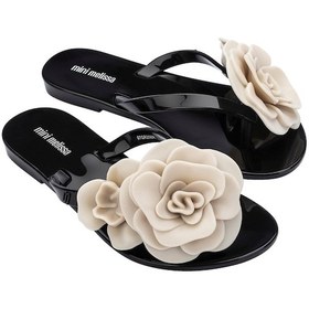 Resim Mini Melissa Harmonic Petals Inf Kız Çocuk Parmak Arası Terlik 37821-siyah 