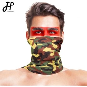 Resim Chaoduo Shop No.7 Tarzı Tek Boyut Military Hiking Scarves Men Polyester Breathable Collar Windproof Anti Uv Neck Cover Face Mask Fishing Hunting Cycling Bandana (Yurt Dışından) 