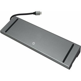 Resim Frisby FA-7720TC USB Type-C™ Hub Hdmı + VGA + 3 x USB 3.0 + Sd/tf + RJ45 + Pd Şarj FA-7720TC 