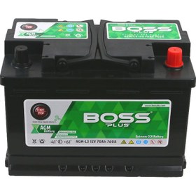 Resim Plus Start-Stop Agm 12 Volt 70 Amper (Üretim Yılı: 2022) 