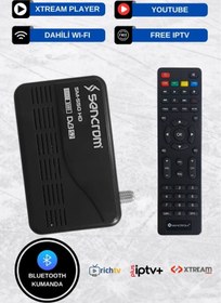 Resim sencrom Wıfı Canaklı Canaksız Sınırsız Tv Paketi Uydu Alıcısı Bluetooth Kumandalı 