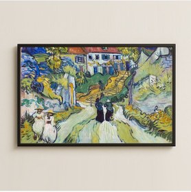 Resim Van Gogh Merdivenli Bahçede Yürüyen Kadınlar Pleksi Tablo 