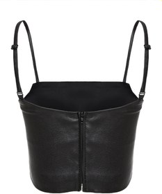 Resim Tais Leather Top - 34 