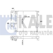 Resim KALE 349000 Su Radyator (BMW: 3 Seri E36 / M40-M43-M50 ) 1247145 17111728907 (WE197164) 