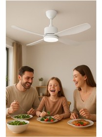 Resim Helios Opto Hs-9303 70 W 3 Pervaneli Kumandalı Tavan Vantilatörü 