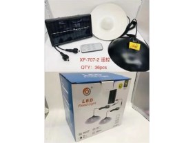 Resim Gizzodo Powermaster XF-707-2 Kumandalı 2 Power Ledli Projektör Lambası 