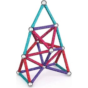 Resim Nessiworld Geomag Glitter Manyetik Zeka Oyunu 60 Parça 