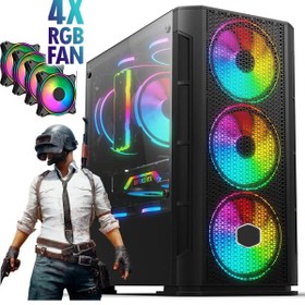 Resim DMC N254 (PUBG,GTA 5) I5-3470,16gb Ram,256gb Ssd,4gb Gtx1050ti Ekran Kartı,oyuncu Masaüstü Bilgisayar 