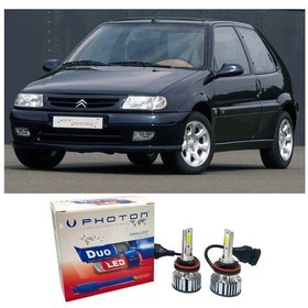 Resim Citroen Saxo Led Xenon Uzun + Kısa Far Ampulü H4 Duo Yeni Seri Beyaz 