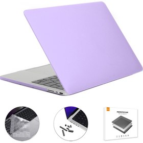 Resim Abd Versiyonu 3'ü 1 Arada Mat Dizüstü Bilgisayar Kapağı MacBook A2485 Için Set Mor (Yurt Dışından) 