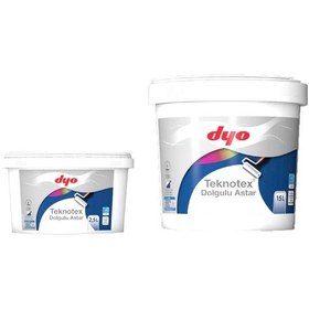 Resim Dyo Teknotex Dolgulu Dış Cephe Astarı 15 Litre Beyaz 1 L 