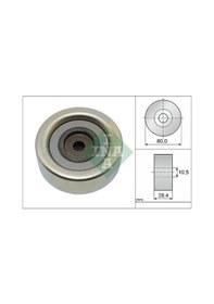Resim Ina 532093310 Alternator Gergi Bilyasi Md327653 