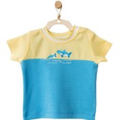 Resim Andywawa Erkek Bebek Deniz Temalı Renkli Tişört Ac21869r 001 