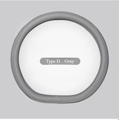 Resim Dashanshop Napaliather D Shape Direksiyon Kılıfı Nefes Alabilir Kaymaz 15 Inch Gri Gri - D Şekli 