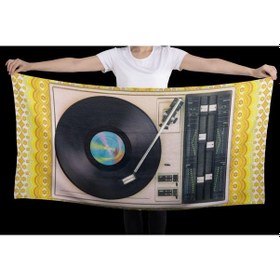 Resim 80x150 Su Emici Banyo Havlusu Antibakteriyel Hipoalerjenik Sarı 