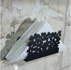 Resim Risingmaber Paslanmaz Metal Çiçek Desenli Mutfak Banyo Sünger ve Bulaşık Teli Sabun Tutucu 2 Adet 