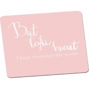 Resim Panorama Ajans Dünyayı Yendim Motive Edici Motto Tasarım Sevgililer Günü Mouse Pad 
