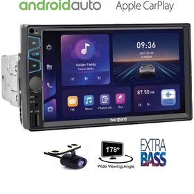 Resim Navigold Harward Hr-g752 Ince Kasa Ayarlanabilir Car Playli Oto Double Teyp 7''inç Bluetooth-usb-aux-sd-fm. 