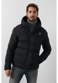 Resim Lumberjack Sn22 Nolan Kapüşonlu Erkek Spor Mont Siyah 