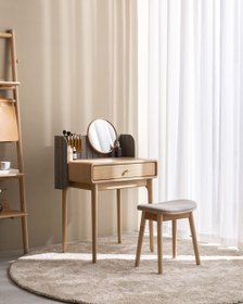 Resim Mübrem Makyaj Masası - Amerikan Meşe 