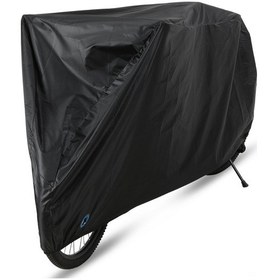 Resim Vkemall Sırt Boyu Bisiklet Kılıfı Siyah - Yağmur Ve Toz Koruyucu, 190t Poliester, Kilitleme Deligi Ve Taşınabilir Saklama Çantası Siyah 