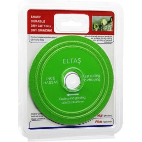 Resim Cam Kesme Yeşil Hassas Kesici Disk - Taşlama 115X22X23X15MM (5250) 