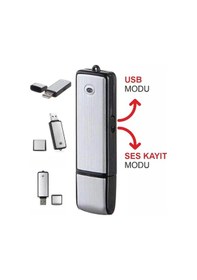 Resim USB Ses Sensörlü Dijital 16 GB Mini Ses Kayıt Cihazı 