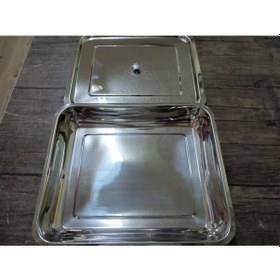 Resim Kapaklı Küvet Çelik Paslanmaz 30luk 30 25 5 Cm Ebatlarında 