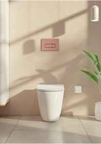 Resim VitrA 740-2240 Mekanik Kumanda Paneli, Soft Bakır 