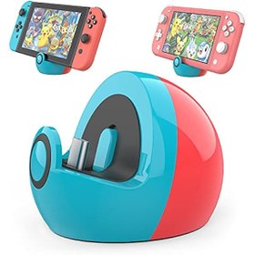Resim HEIYING Charging Dock for Nintendo Switch/Switch Lite/Switch OLED, Type C Port Switch Charging Stand Station,Replacement Switch Lite Charger Dock for Nintendo Switch 