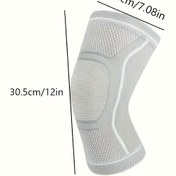 Resim 2 adet Elastik Basınç Diz Desteği Kayışları - Rahat ve Nefes Alabilen, Dizleri Sıcak Tutuyor, Erkekler ve Kadınlar için Dış Mekan Sporları ve Eğitim için İdeal, Spor Diz Desteği|Nefes Alabilen Kumaş|Örgü Diz Pedleri 