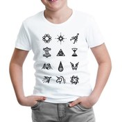 Resim Lord T-Shirt Exo - Signs Beyaz Çocuk Tshirt 