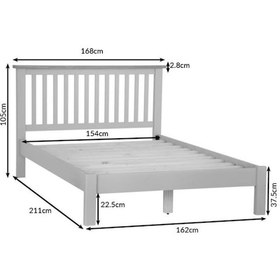 Resim Masifart_Mobilya Masifart Amor 160 Cm Çift Kişilik Karyola 