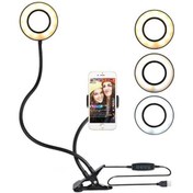 Resim harry Led Ring Light Youtuber Light Stüdyo Işığı Akrobat Selfie Led Masa Lambası 3 Renk Işıklı 