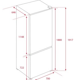 Resim Teka Rbf 78725 Ss D Enerji Sınıfı 481 lt Nofrost Buzdolabı 