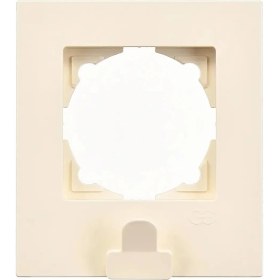 Resim Günsan Elektrik Eqona Pratik Notluk Çerçeve, Krem 