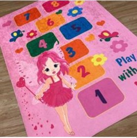 Resim Halıportalı Seksek Çocuk Odası Halısı Özel Ölçü Yapılır I-B-969 Çok Renkli 