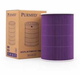 Resim PURMED Xiaomi Smart Air Purifier 4 Uyumlu Rfid Çipli Hepa ve Aktif Karbon Filtre 