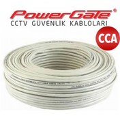 Resim PowerGate CELL 100mt, 2+1 (2x0,22+0,25) CCA, CCTV Güvenlik Kablosu 