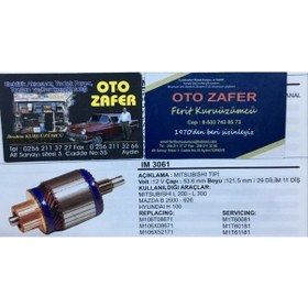 Resim Im3061 Marş Kollektörü Mıts.l200-300-h100-mazda B2600-626 Forklif 