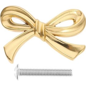 Resim Vintage Çekmece Topuzu Mobilya Topuzu Kapı Kolu Pirinç Fiyonklu Dekoratif Çekmece Kolu Diğer 