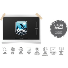 Resim Bay Etiket Hbg104 Snowboarding Yazili Etiket 