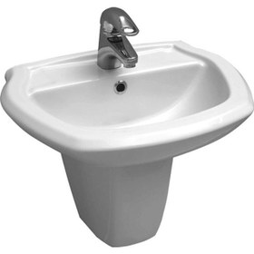 Resim Çocuk 40X50 cm Yarım Ayaklı Lavabo 8758STS110H 