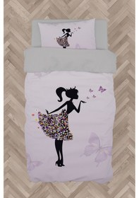 Resim Mekta Home Bebek Ve Çocuk Odası Kelebekli Prenses Desenli Nevresim Takımı 