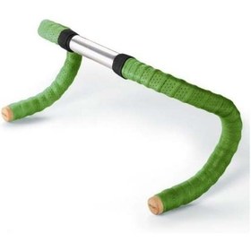 Resim BROOKS LEATHER BAR TAPE APPLE GREEN 