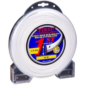 Resim Motorlu Tırpan Misina 3.3Mm 46M Beyaz 6 Köşe Fırst 