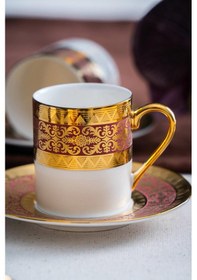 Resim Acar Hermia 6 Kişilik Kahve Fincanı Takımı - 90 Cc renkli 